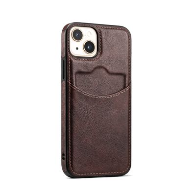 Case de Polipiel Cuero Card – Marrón Chocolate