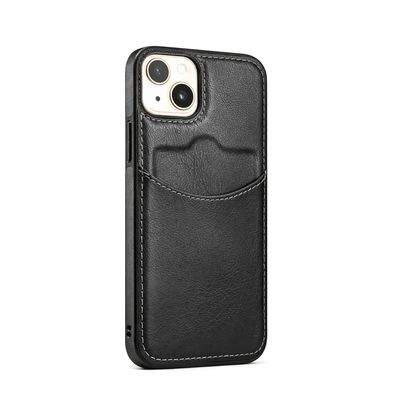 Case de Polipiel Cuero Card – Negro Clásico
