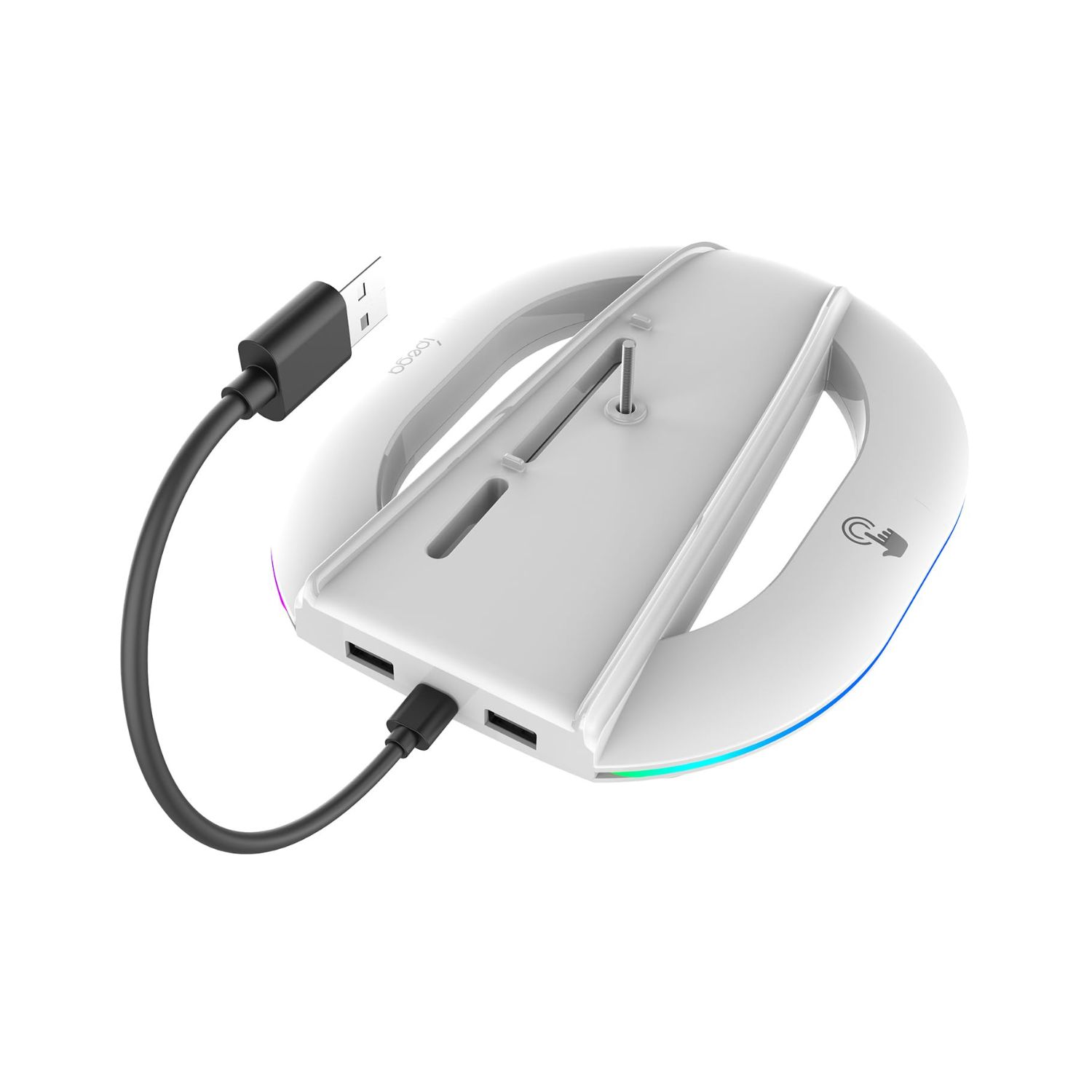 Soporte Vertical RGB con Hub USB – PS5 Slim (IPEGA)