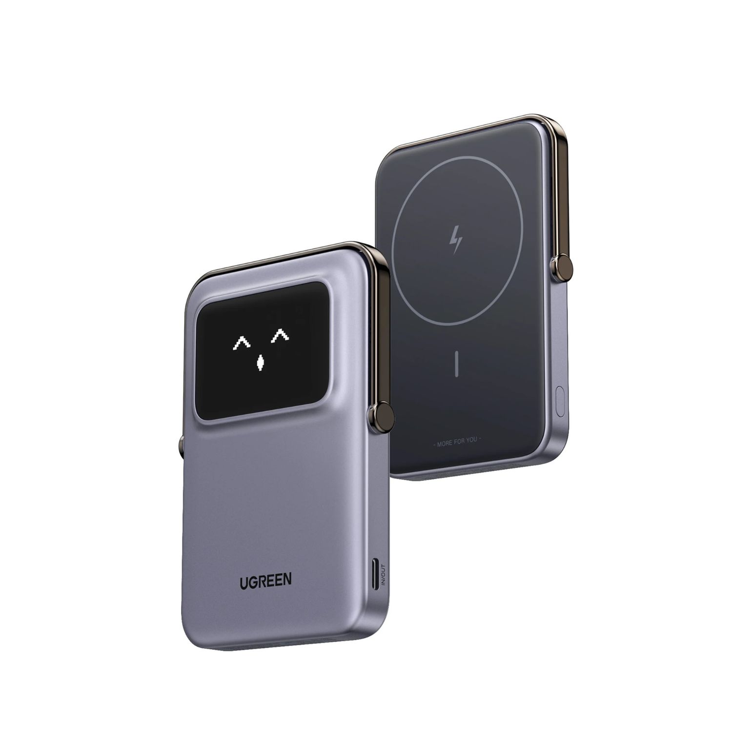 Power Bank Magnético Robot 5000mAh 20W USB-C – UGREEN (Negro) Power Bank Magnético Robot 5000mAh 20W USB-C – UGREEN (Negro)