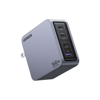Cubo de Carga GaN 160W 3 USB-C + USB-A Nexode Pro – UGREEN