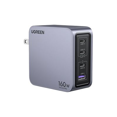 Cubo de Carga GaN 160W 3 USB-C + USB-A Nexode Pro – UGREEN