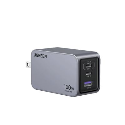 Cubo de Carga Rápida GaN 100W 2 USB-C + USB-A Nexode Pro – UGREEN