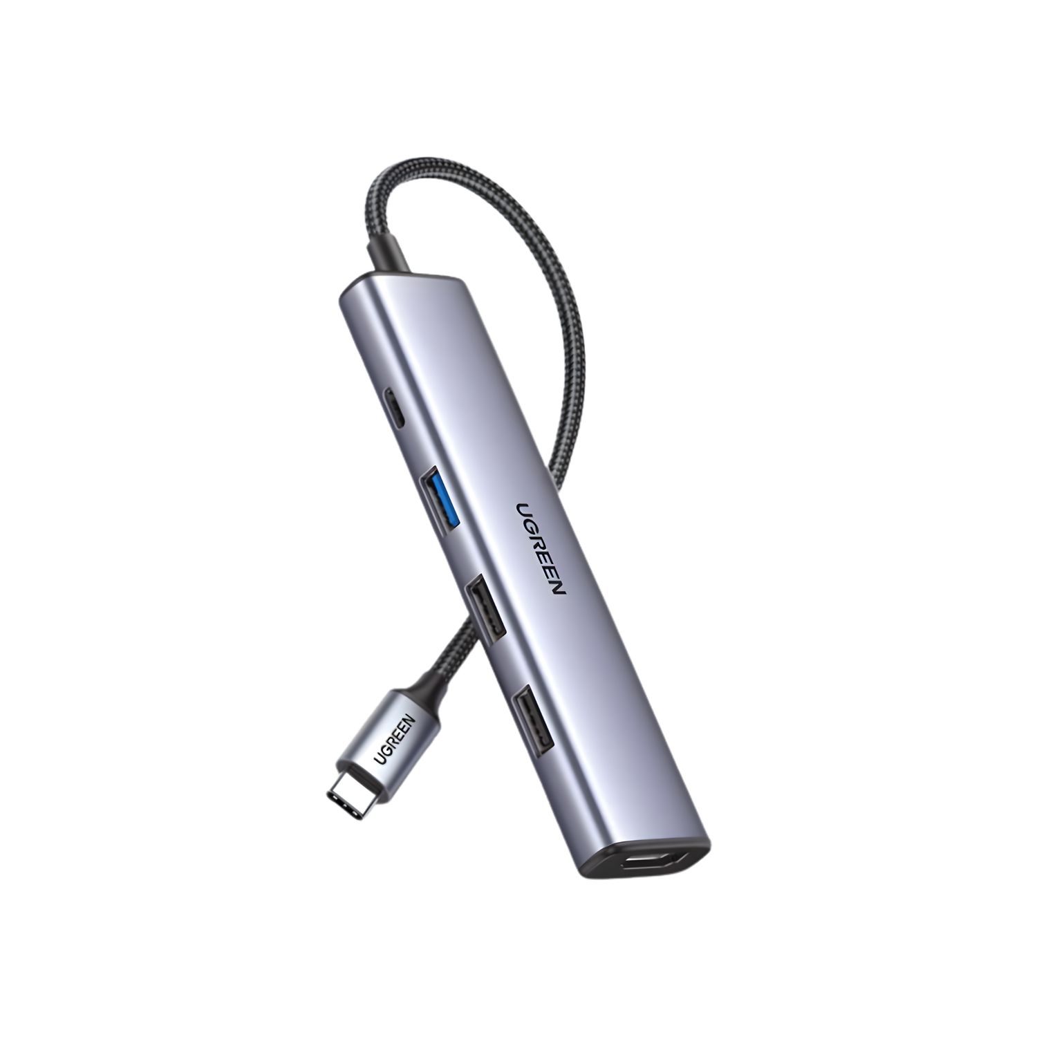 Hub USB-C 5 en 1 HDMI 4K + USB-C PD 100W + 3 USB-A – UGREEN