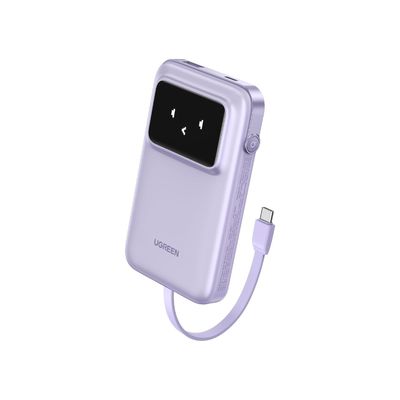 Power Bank 10000mAh 30W Carga Rápida USB-C – UGREEN (Morado)