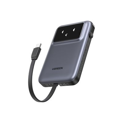Power Bank 10000mAh 30W Carga Rápida USB-C – UGREEN (Gris)