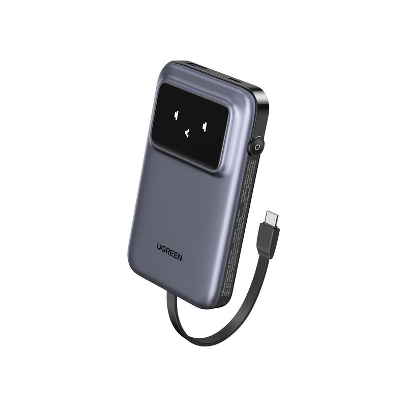 Power Bank 10000mAh 30W Carga Rápida USB-C – UGREEN (Gris)