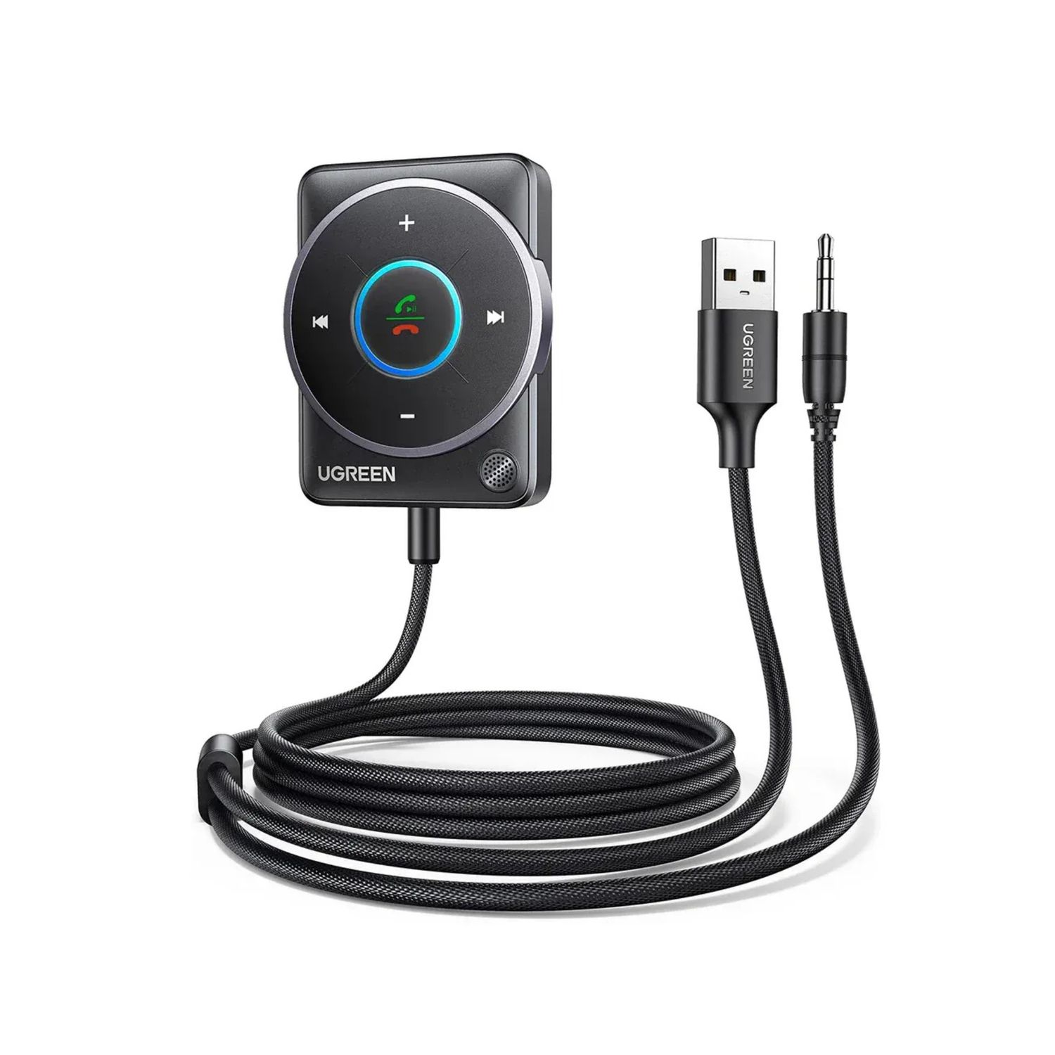 Adaptador Bluetooth para Carro AUX 3.5 mm Manos Libres – UGREEN