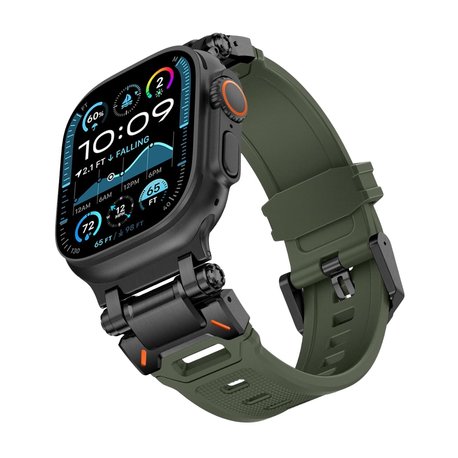 Correa Kades Ultra – Ranger Lugs Black (Apple Watch) Correa Kades Ultra – Ranger Lugs Black (Apple Watch)