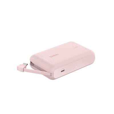 Power Bank Belkin BoostCharge 10K – 20W USB-C Integrado (Rose) Power Bank Belkin BoostCharge 10K – 20W USB-C Integrado (Rose)