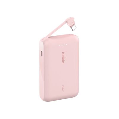 Power Bank Belkin BoostCharge 10K – 20W USB-C Integrado (Rose)