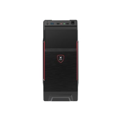 Case ATX XTQ-214 con Fuente 600W Negro y Rojo – Xtech