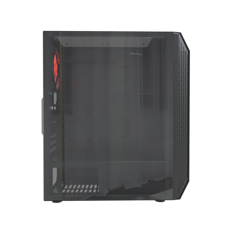 Case Gamer DEIMOS Mid Tower ATX con Ventana Acrílica Negro – Xtech
