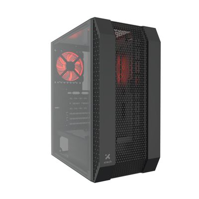 Case Gamer DEIMOS Mid Tower ATX con Ventana Acrílica Negro – Xtech