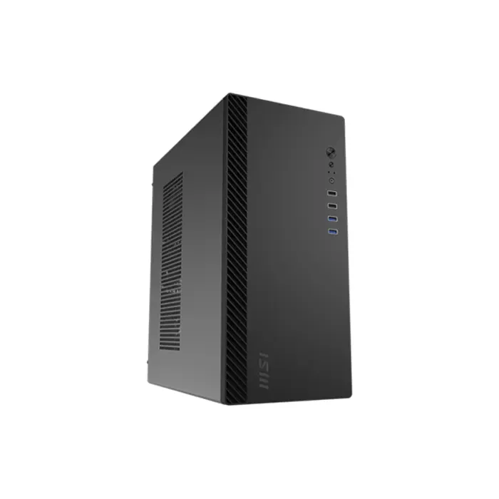​Case Torre Media Micro-ATX con Ventilador 80mm – MSI PRO SHIELD M100P (Negro)
