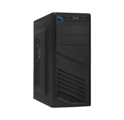 ​Case Torre Media ATX con Fuente 600W USB Frontal – Xtech XTQ-200 (Negro)