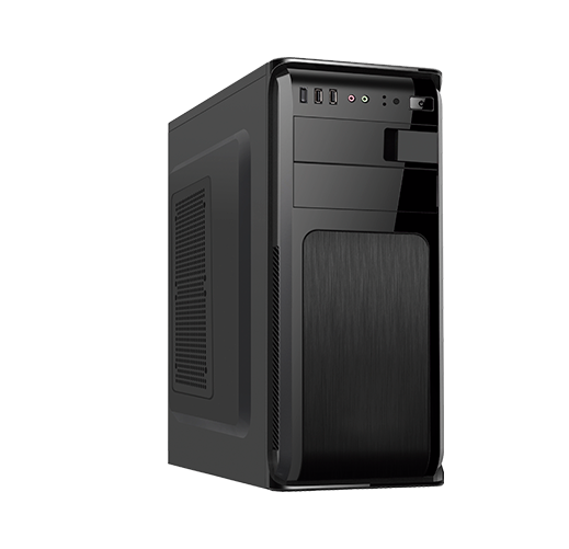 ​Case Torre Media ATX con Fuente 600W USB Frontal – Xtech XTQ-209 (Negro)