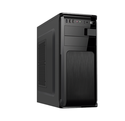 ​Case Torre Media ATX con Fuente 600W USB Frontal – Xtech XTQ-209 (Negro)