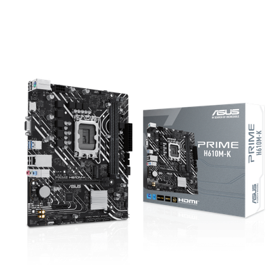 ​Motherboard Micro ATX Intel LGA1700 DDR5 M.2 – ASUS Prime H610M-K (Negro)