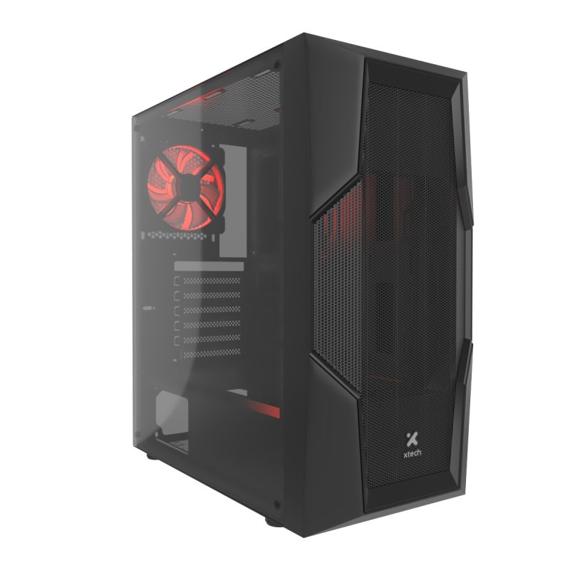Case Gamer ATX Torre Media Vidrio Templado USB 3.0 – Xtech PHOBOS XT-GMR4 (Negro)