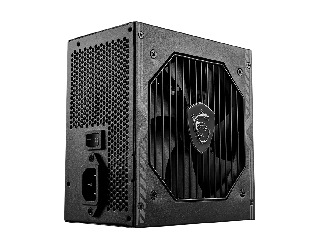 Fuente de Poder ATX 550W 80 Plus Bronze Ventilador 120mm – MSI MAG A550BN (Negro)