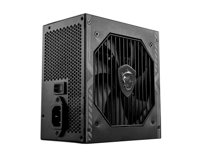 Fuente de Poder ATX 550W 80 Plus Bronze Ventilador 120mm – MSI MAG A550BN (Negro)