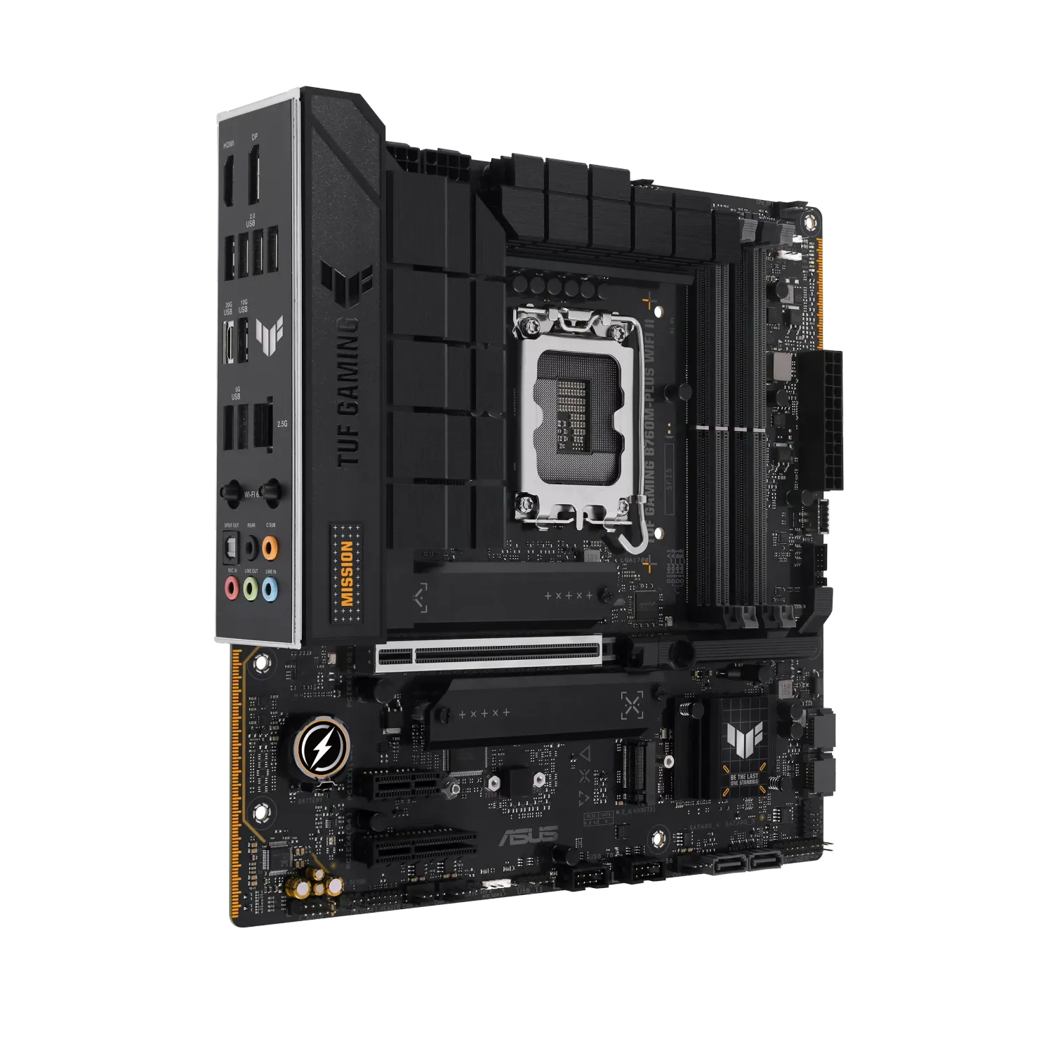 Motherboard Micro ATX Intel LGA1700 DDR5 PCIe 5.0 WiFi 6E – ASUS TUF Gaming B760M-Plus WiFi II (Negro)