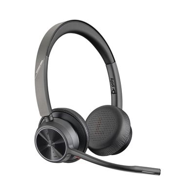 Poly Voyager 4320-M Microsoft Teams – Auricular Profesional On-Ear Inalámbrico