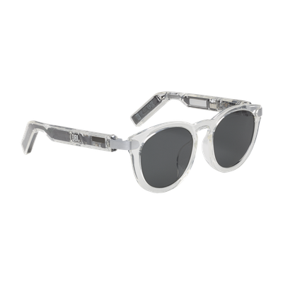 JBL Soundgear Frames Round – Gafas con Audio Open-Ear (Pearl)