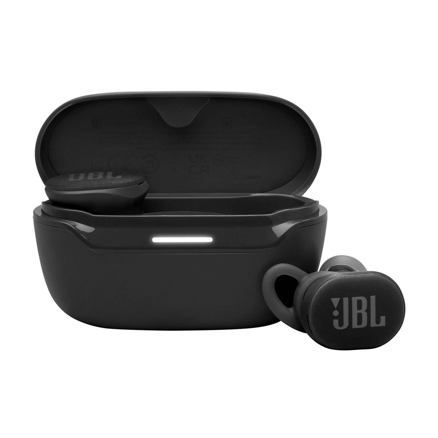 JBL Endurance Race 2 – Auriculares Deportivos True Wireless con IP68 - Black