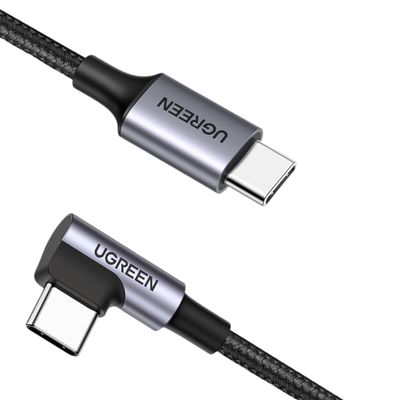 Cable USB-C 100W Codo 90° Alta Resistencia – UGREEN