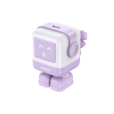 Cargador Nexode GaN 30W con Pantalla LED – UGREEN (Morado​)