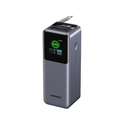 Batería Portátil 165W 20,000mAh con Cable Retráctil – UGREEN