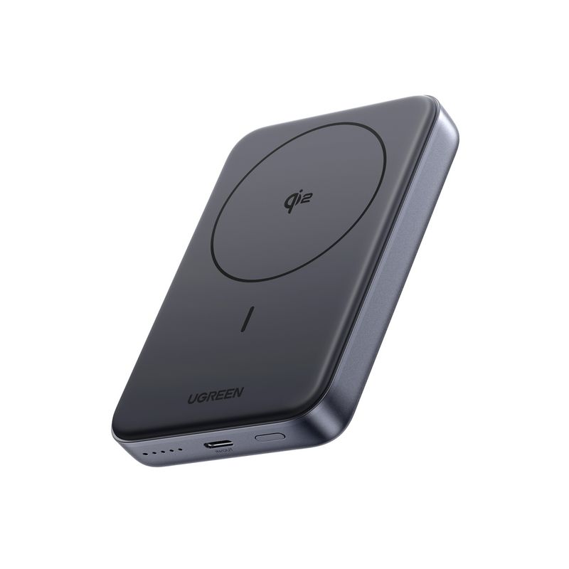 Batería Portátil Inalámbrica 15W Qi2 10,000mAh Magnética – UGREEN (Black)