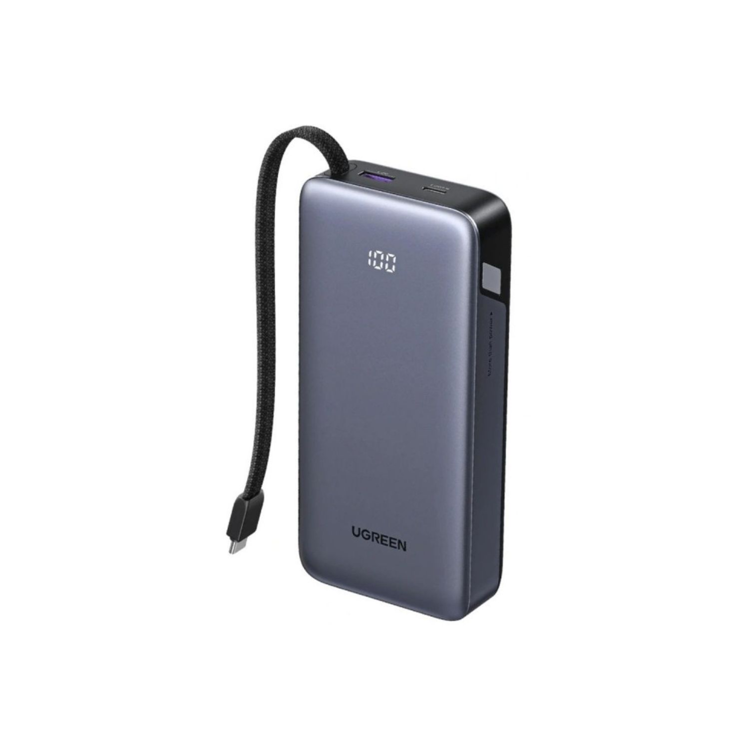 Batería Portátil 45W 20,000mAh con Cable Integrado – UGREEN