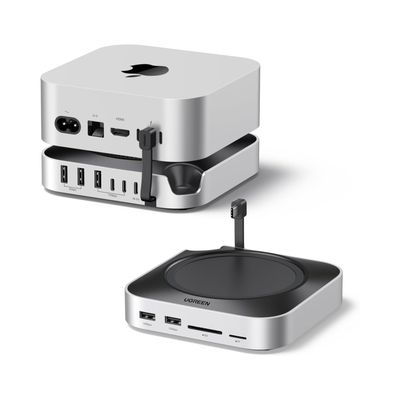 Estación de Acoplamiento 9-en-1 para Mac mini – UGREEN CM841 con SSD M.2 NVMe