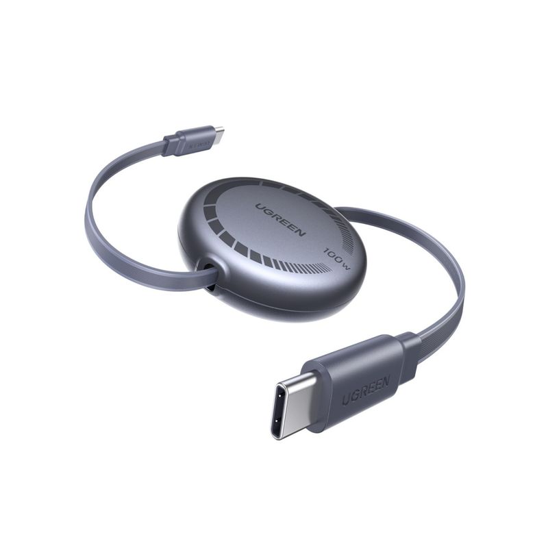 Cable USB-C Retráctil 100W Power Delivery Flat (Compact Disc)– UGREEN