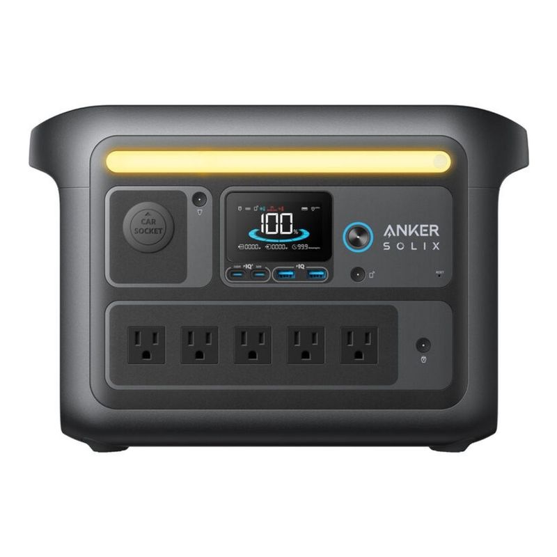 Estación Eléctrica Portátil 1200W 768Wh con Panel Solar 100W SOLIX C800X – Anker