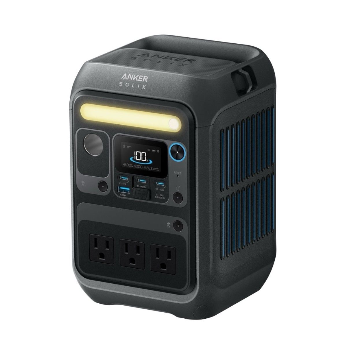 Estación Eléctrica Portátil 300W 288Wh LiFePO4 USB-C 140W UPS SOLIX C300X – Anker