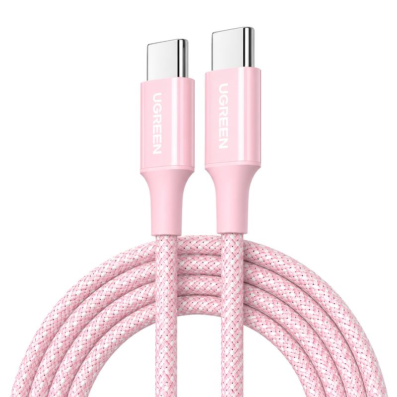 Cable USB-C Trenzado 100W Pink Edition – UGREEN