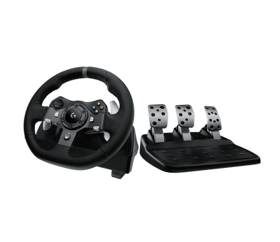 Volante y Pedales G920 Driving Force para Xbox y PC Negro – Logitech G