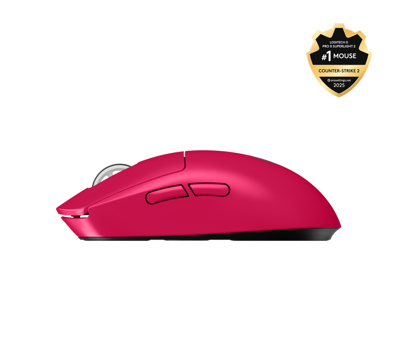 Mouse Gamer Inalámbrico PRO X SUPERLIGHT 2 LIGHTSPEED Magenta – Logitech G