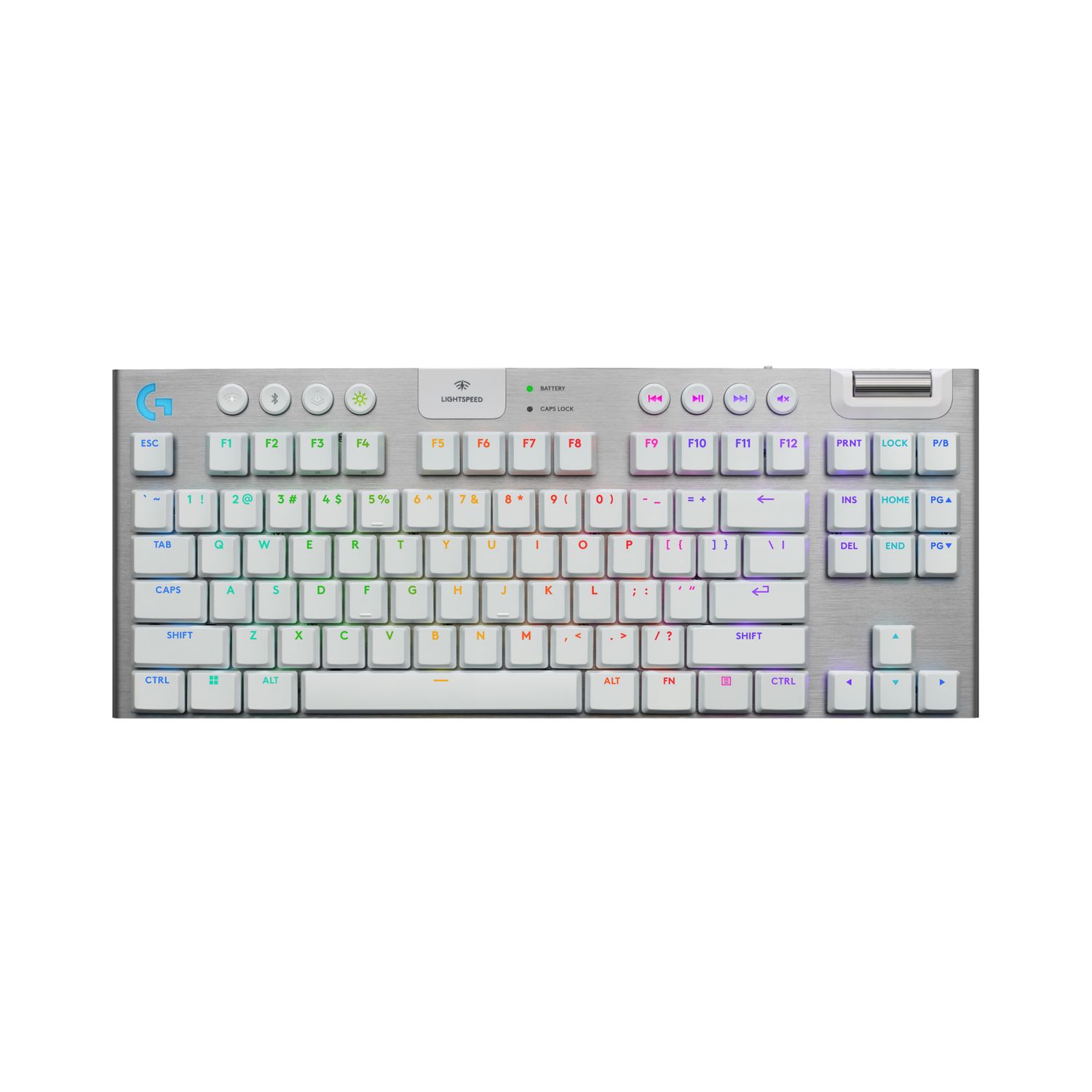 Teclado Mecánico Inalámbrico G915 X LIGHTSPEED TKL Táctil Inglés US Blanco – Logitech G
