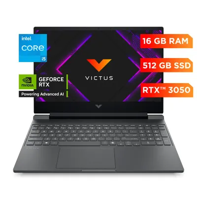 Laptop HP Victus 15-fa2014la 15.6” – Intel Core i5-13420H, 16GB DDR4, SSD 512GB, RTX 3050 6GB