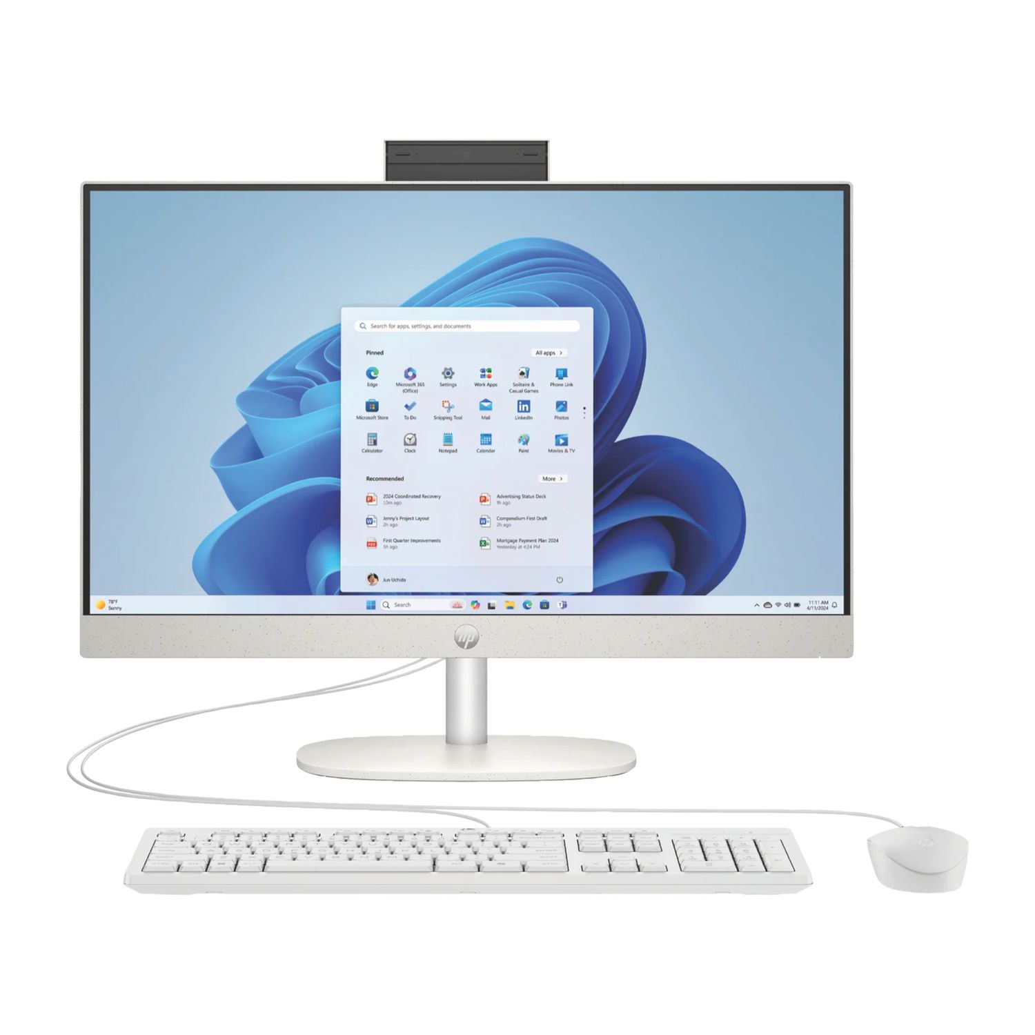 All-In-One HP All-in-One 27-cr0270la 27” – AMD Ryzen 7 7730U, 8GB DDR4, SSD 512GB