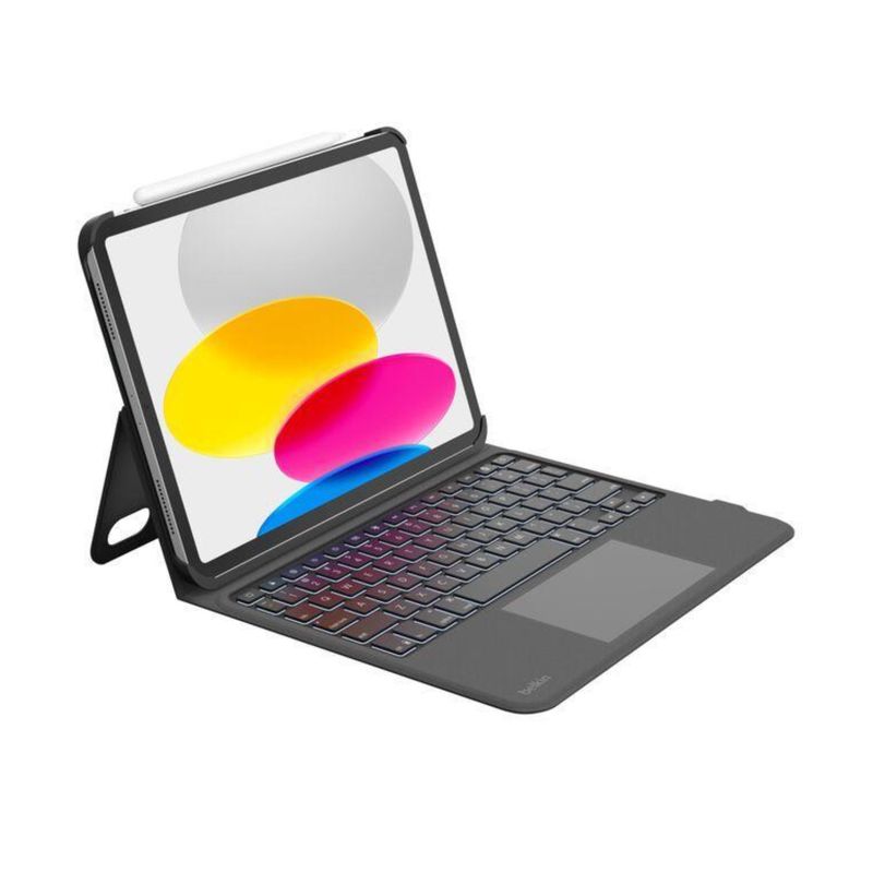Keyboard Case with Cradle para iPad 10.9” / iPad 11” A16 – Onyx (Belkin)