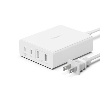 Power BoostCharge Pro 108W GaN – White (Belkin) Power BoostCharge Pro 108W GaN – White (Belkin)
