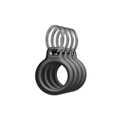 Estuches Secure Holder con Llavero para AirTag 4-Pack Negro – Belkin