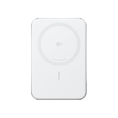 Batería Portátil Magnética MagGo Slim Qi2 10,000mAh 15W White – Anker