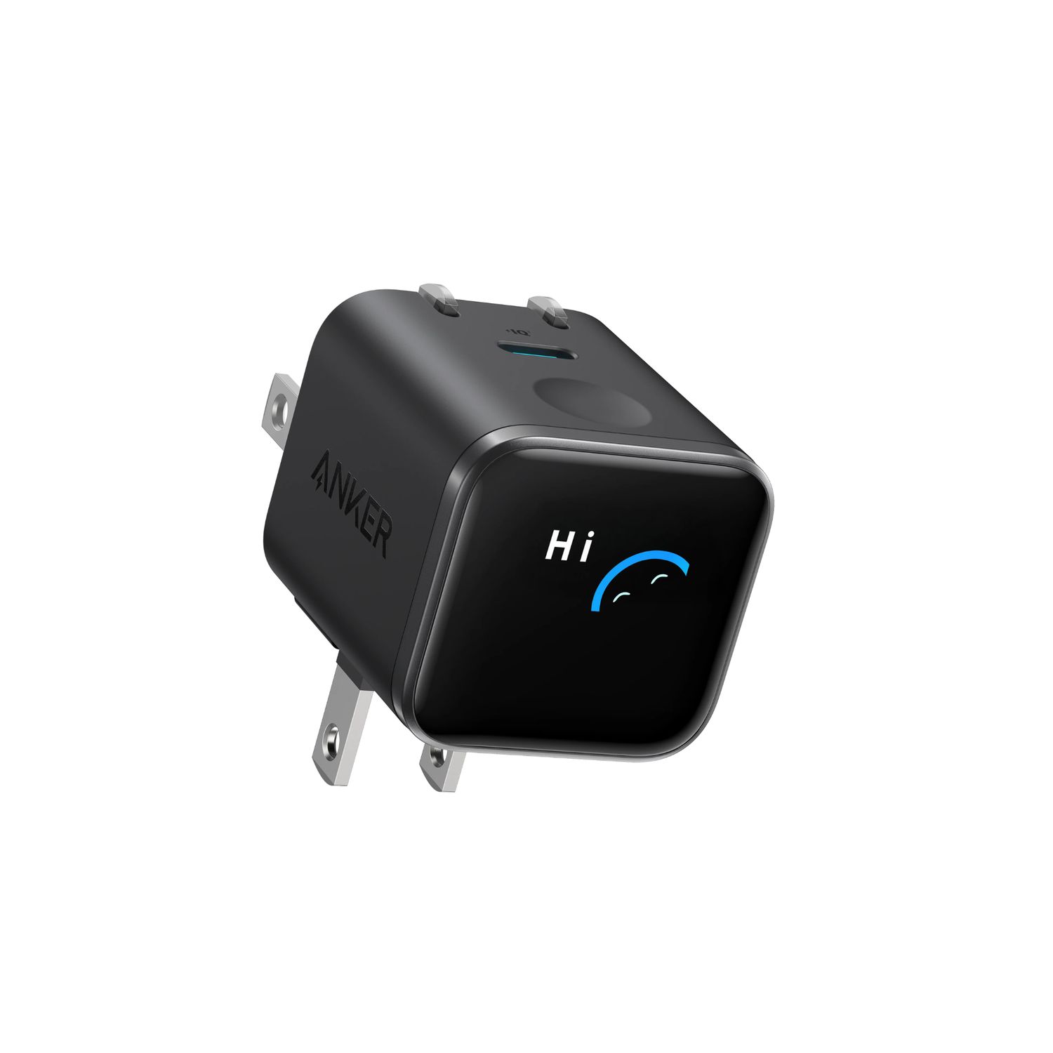 Cargador USB-C Nano 45W con Pantalla Inteligente Negro – Anker Cargador USB-C Nano 45W con Pantalla Inteligente Negro – Anker